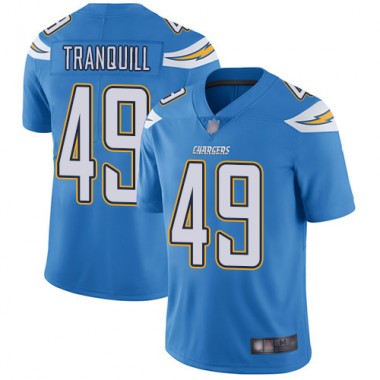 Los Angeles Chargers NFL Football Drue Tranquill Electric Blue Jersey Men Limited #49 Alternate Vapor Untouchable